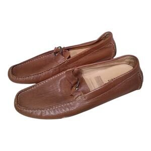 🎄2/$10🎄[H188] Bacco Bucci Men's Luke Brown Leather Loafers, Size 9.5